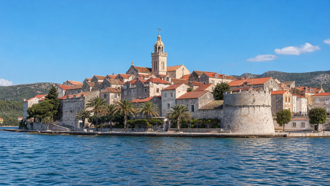 Korčula in Jižní Dalmácie, a pet-friendly city in Croatia