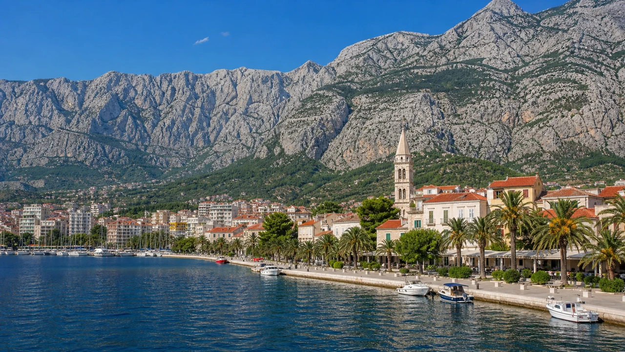Makarska in Central Dalmatia, a pet-friendly city in Croatia