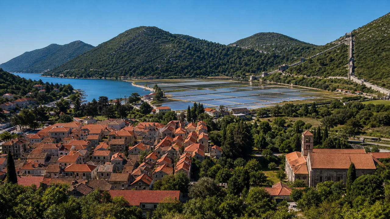 Ston in Süddalmatien, a pet-friendly city in Croatia
