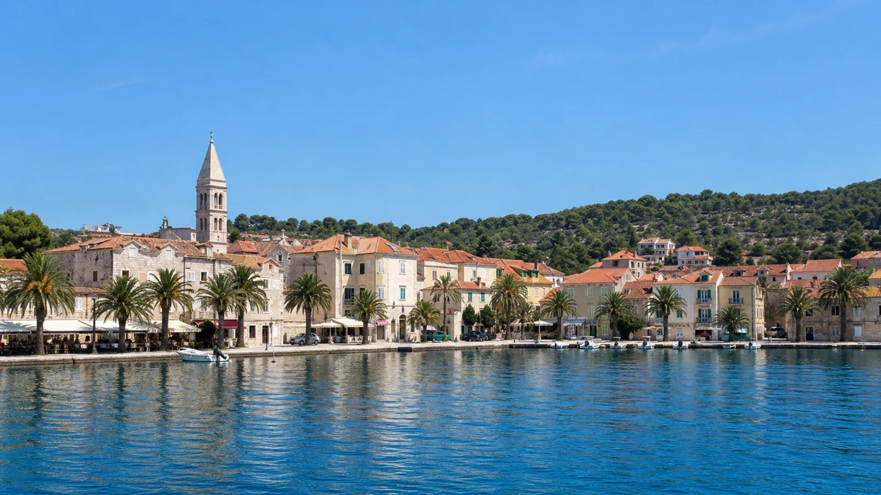 Supetar in Mitteldalmatien, a pet-friendly city in Croatia