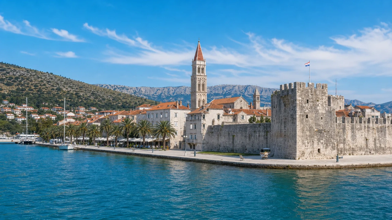 Trogir in Mitteldalmatien, a pet-friendly city in Croatia