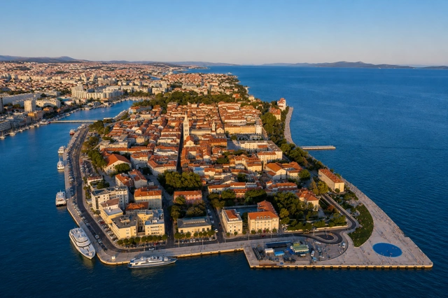 The Zadar peninsula on the North Dalmatian coast, a pet-friendly region of Croatia